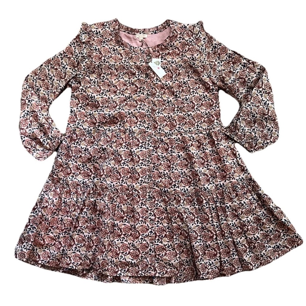 NWT $228 Kalani Dress Pink Blossom Large Pink Chicken